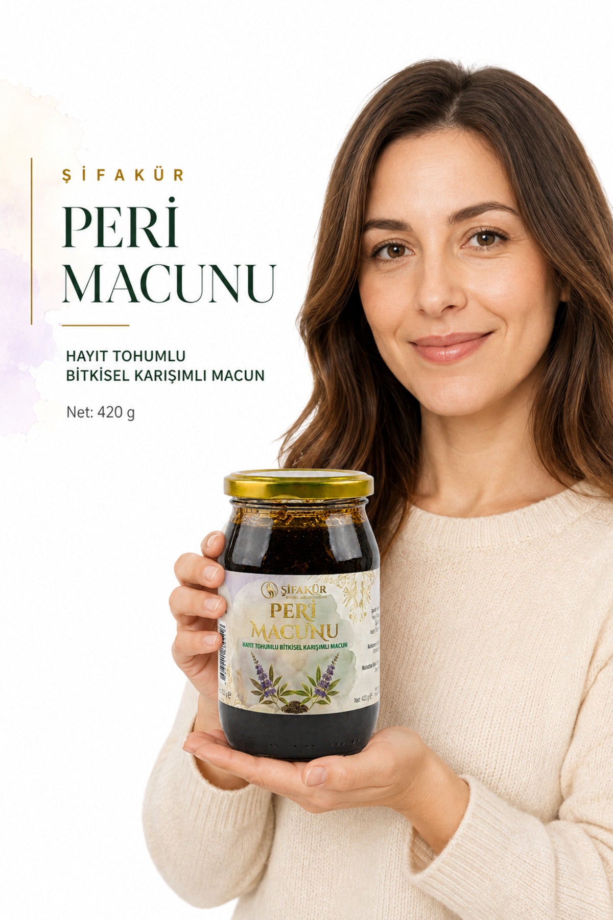 Hayıt Tohumu Macunu 420 g Civanperçemi Aslanpençeli Bitkisel Karışım (Peri Macunu)