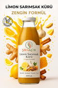 Şifakür Limon Sarımsak Kürü 1000ml | 60 Gün Dinlendirilmiş Propolis Zencefil Zerdeçal Tarçınlı Deste