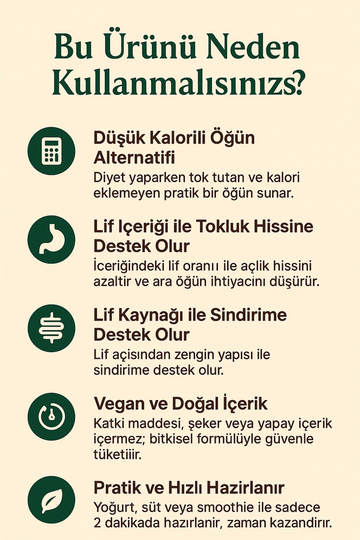 YulaFit Lif Destek Karışımı Kalorisiz zengin içerikli Diyet Dostu 500GR