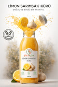 Şifakür Limon Sarımsak Kürü 60 Gün Dinlendirilmiş Doğal İçerikli Geleneksel Formül 1000ml