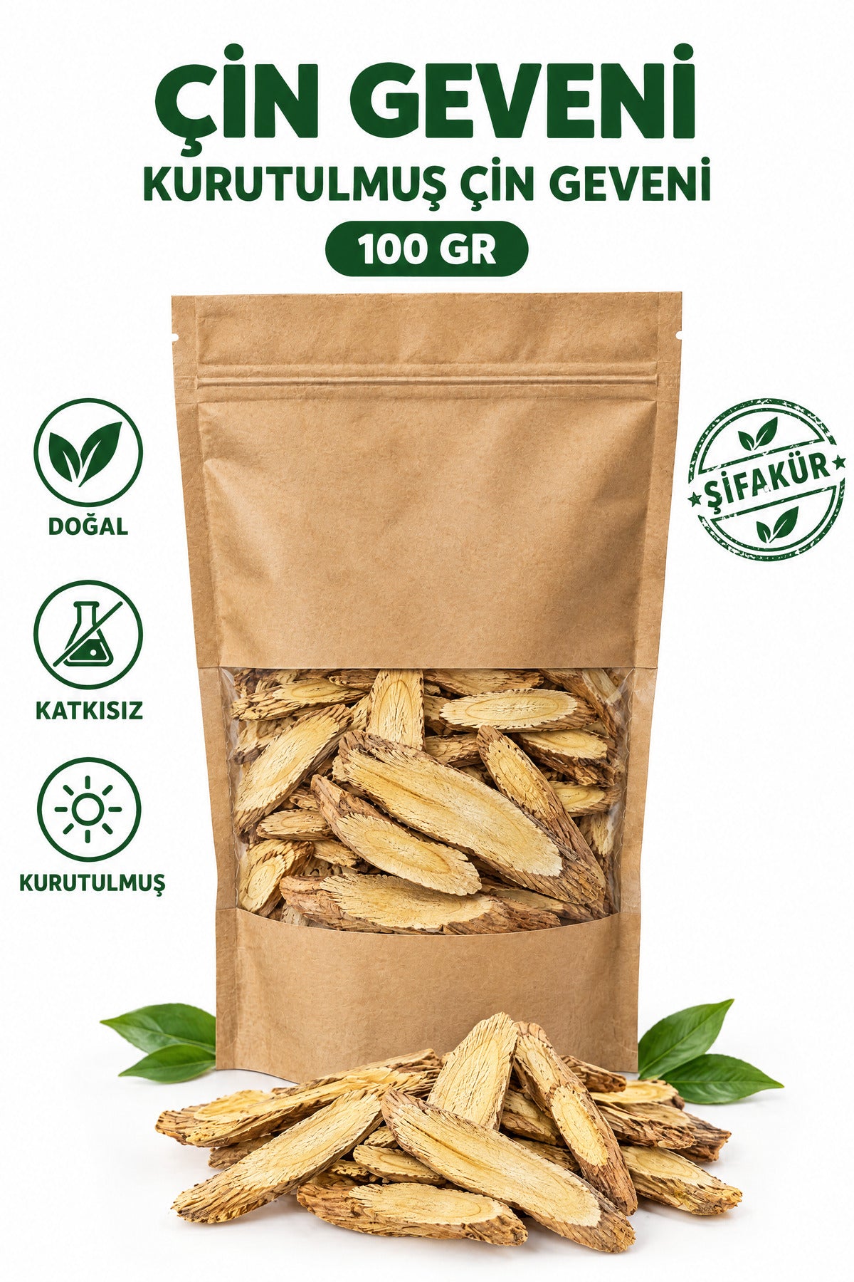 Çin Geveni Kökü Astragalus Geven Kurusu 100 gr