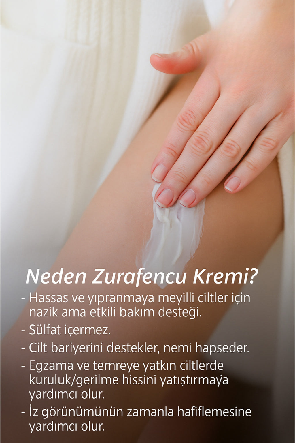 Şifakür Zurafencu Krem Bitkisel İçerikli Yoğun Nemlendirici Hassas Cilt Bakımı 100ml