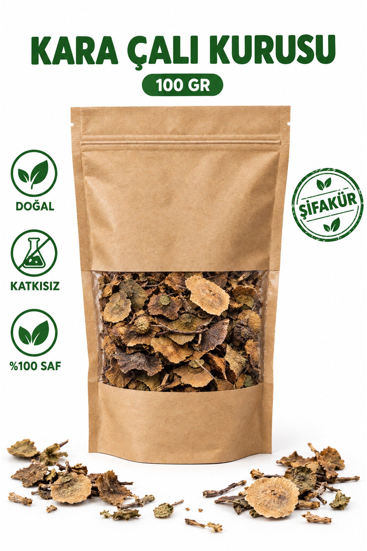 Kara Çalı Karaçalı Çaltı Kurusu 100 gr