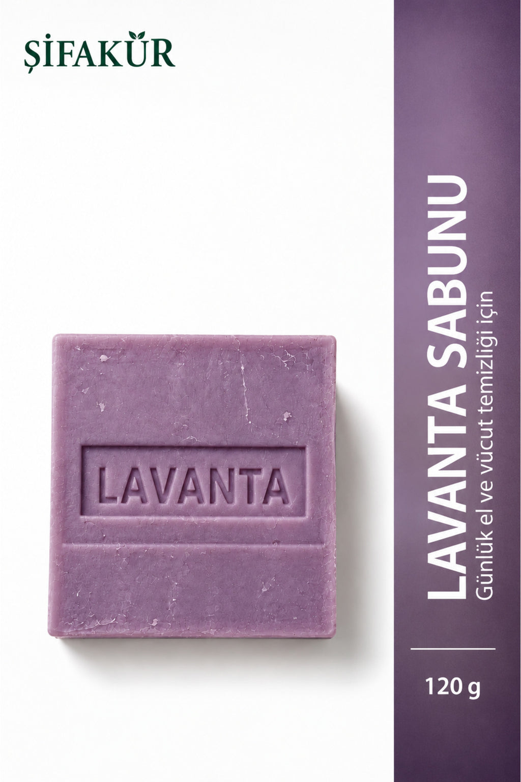 Lavanta Sabunu Zeytinyağlı Gliserinli El ve Vücut Temizliği 120 g