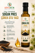 Şifakür Çörek Otu Yağı (Çörekotu) 250 ml Soğuk Pres Yerli Tohum Katkısız Cam Şişe