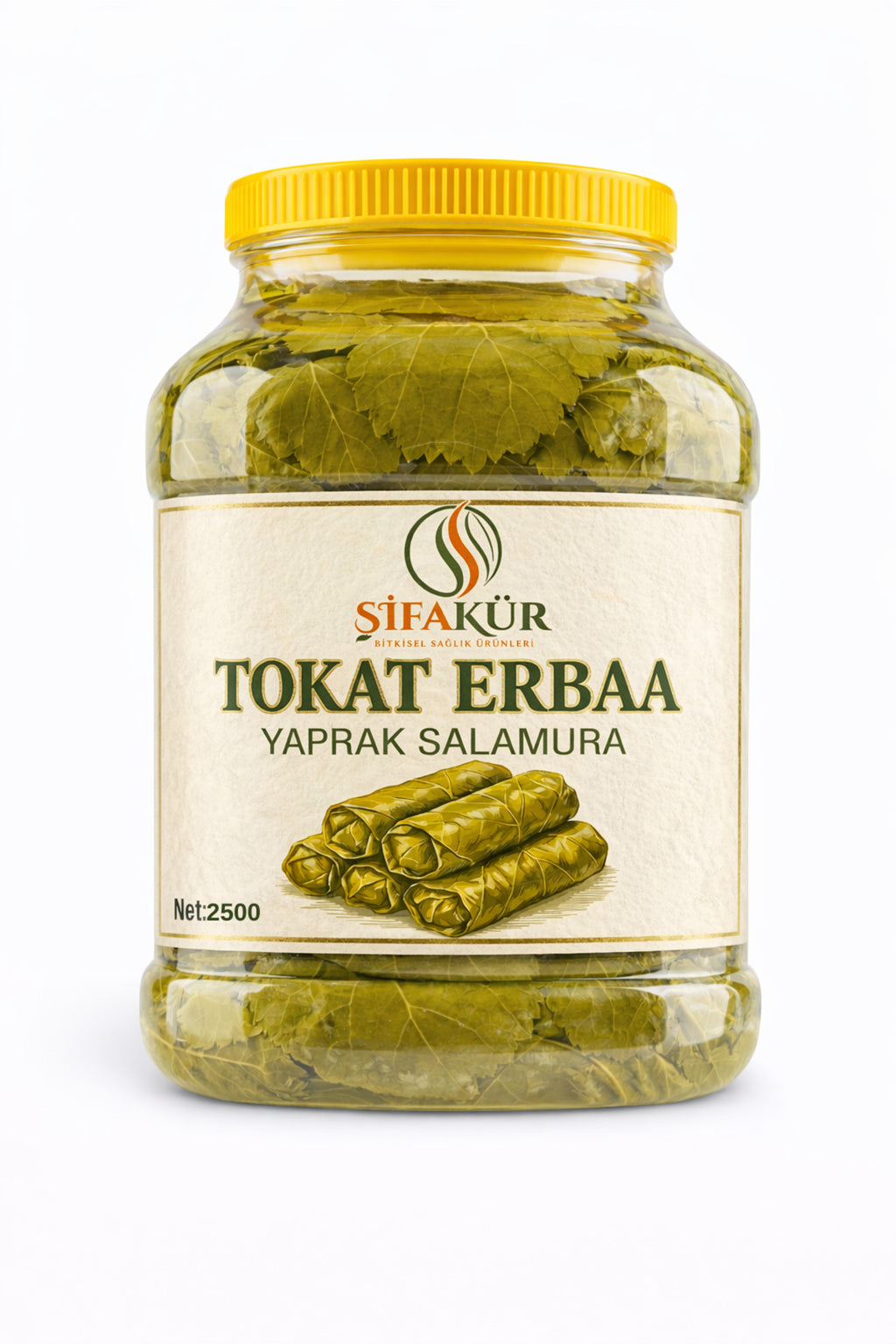 Tokat Erbaa Salamura Asma Yaprağı 2500g – İnce Damar, İpeksi, Sarmalık Premium Kalite Yaprak