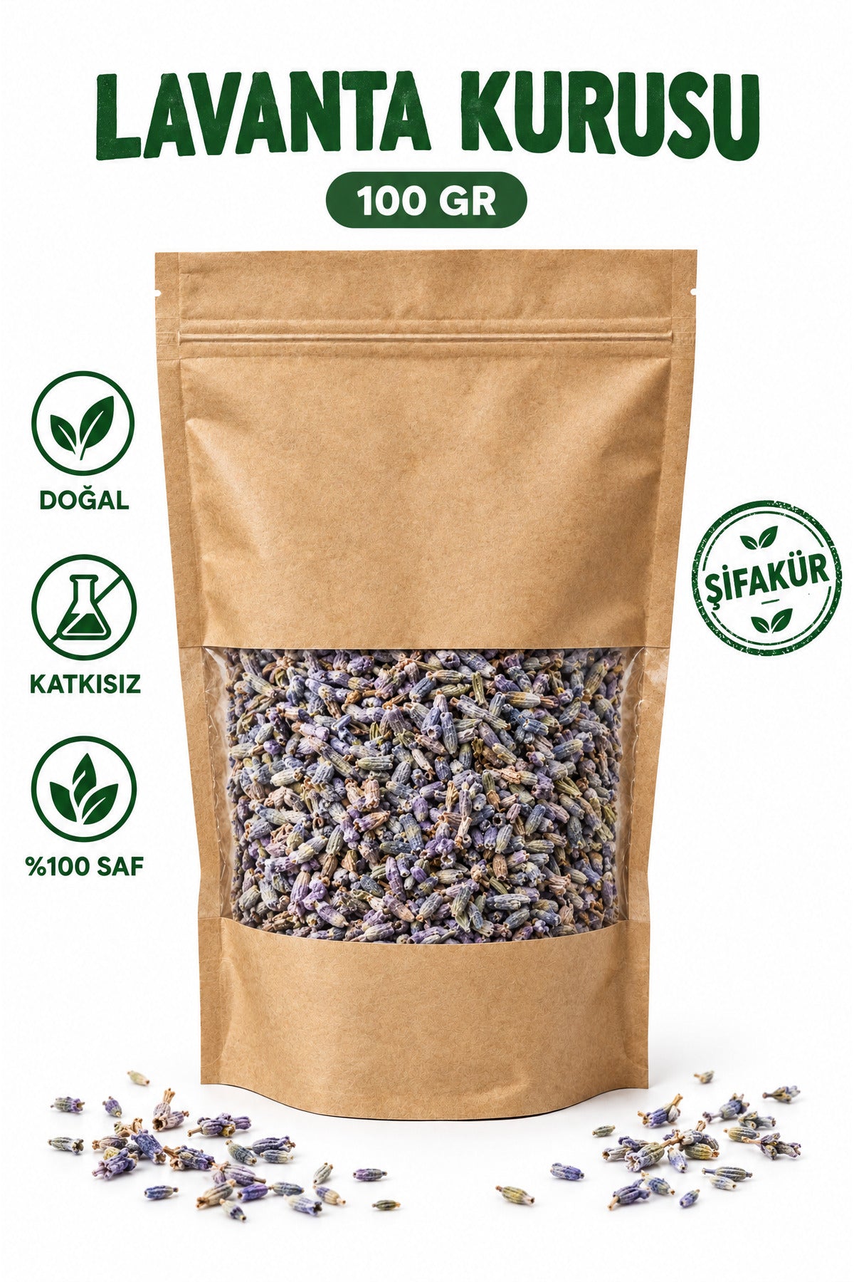 Lavanta Çiçeği Kurusu Lavanta Çayı 100 gr