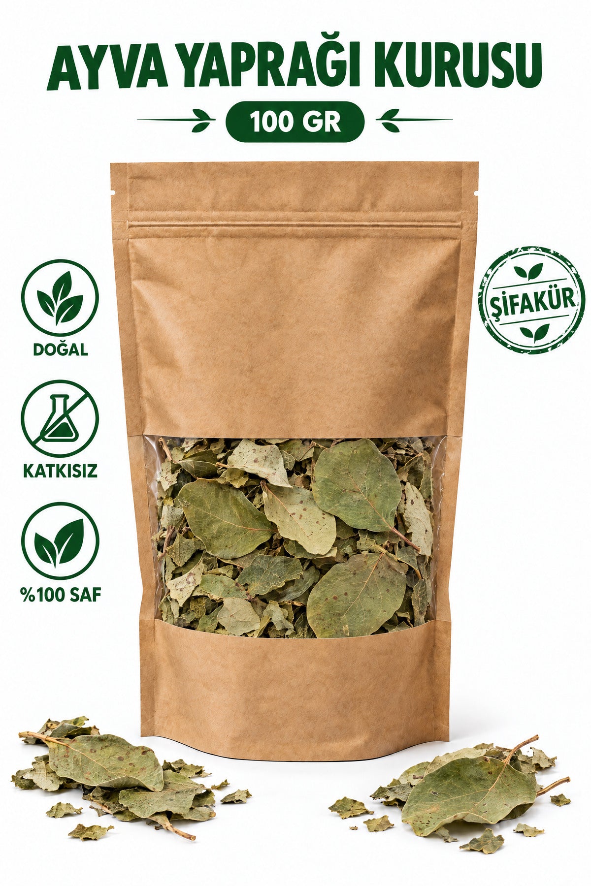 Ayva Yaprağı Kurusu Ayva Yaprağı Çayı 100 gr