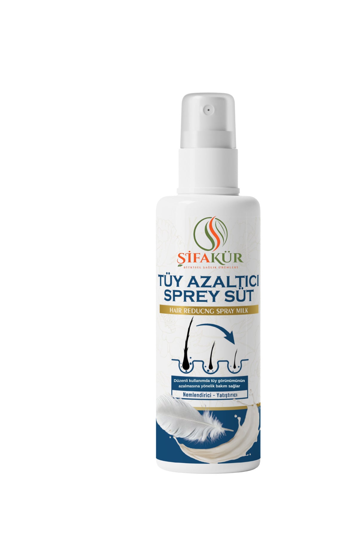 ŞİFAKÜR Sprey Süt Tüz Azaltıcı Papain & Aloe Vera İçeren Cilt Bakım Spreyi 100 ml Nemlendirici Bakım