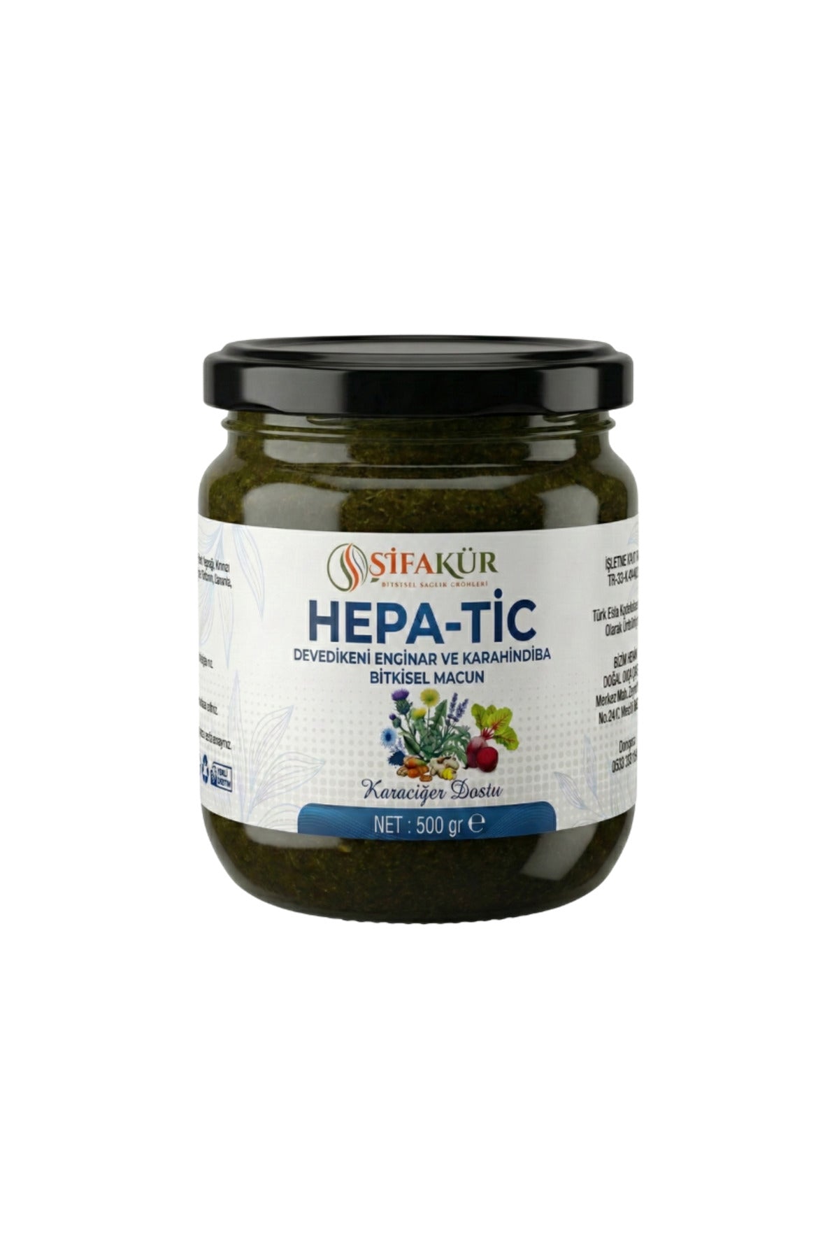 Şifakür Hepa-Tic Bitkisel Macun Devedikeni Enginar Karahindiba Ekstraktlı Doğal Destek 500gr