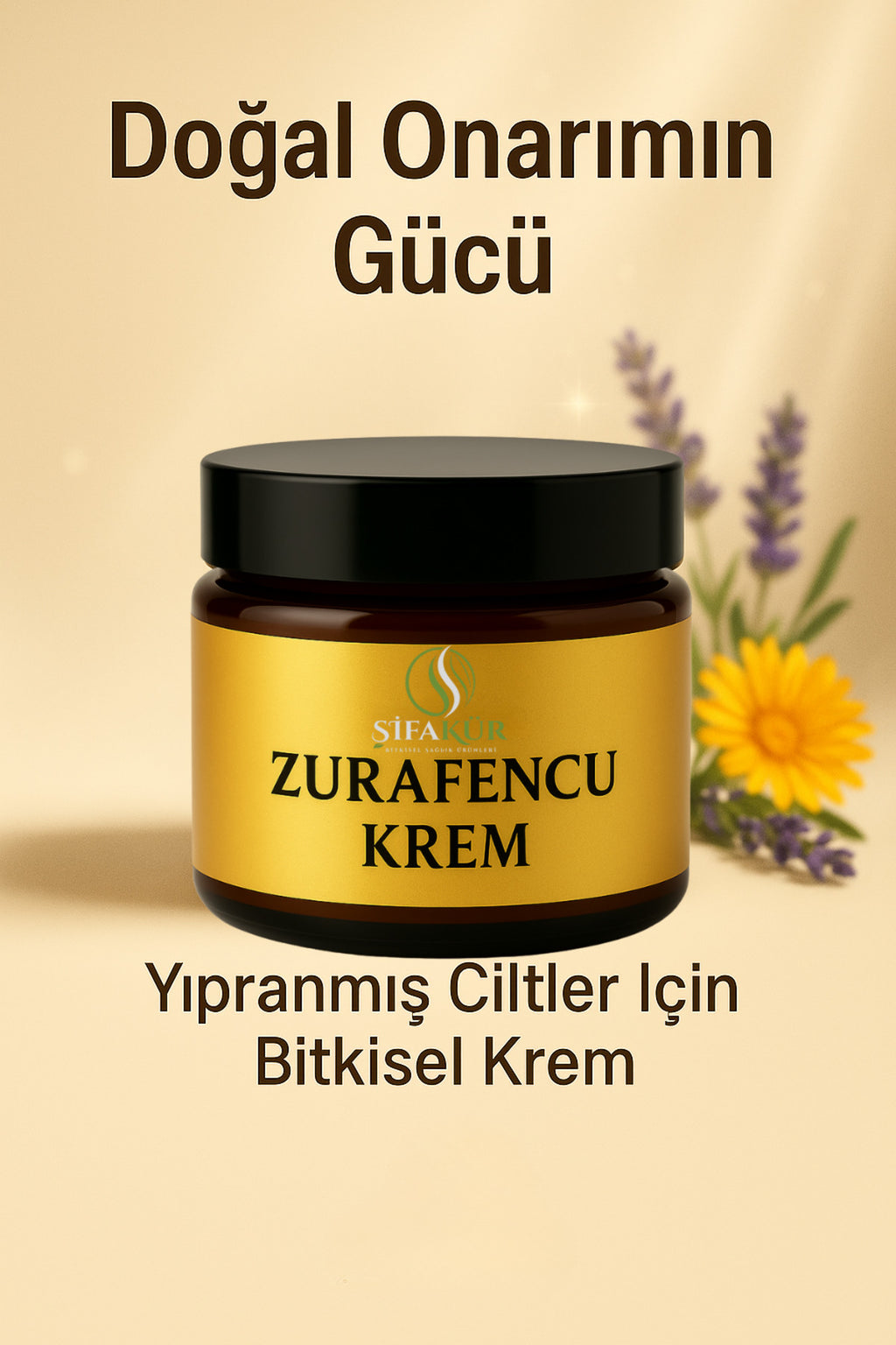 Şifakür Zurafencu Krem Bitkisel İçerikli Yoğun Nemlendirici Hassas Cilt Bakımı 100ml