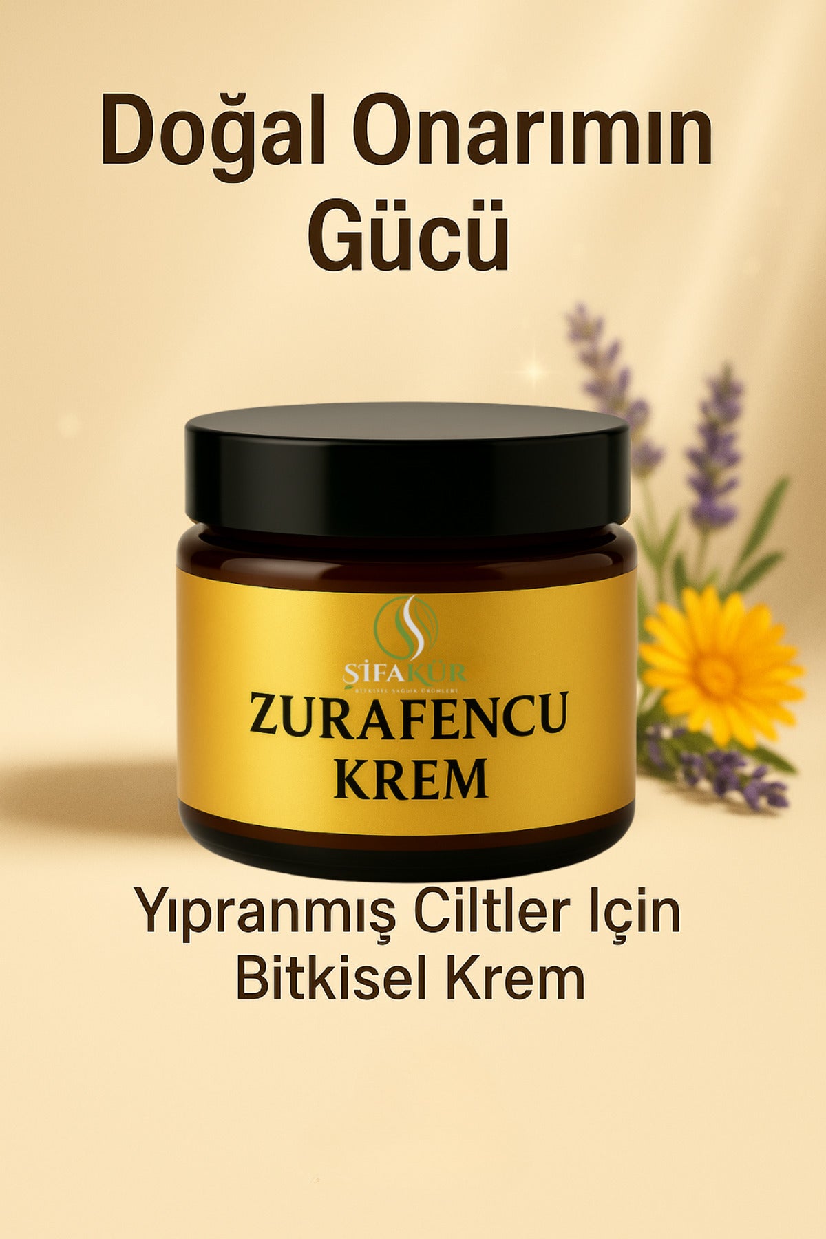 Şifakür Zurafencu Krem Bitkisel İçerikli Yoğun Nemlendirici Hassas Cilt Bakımı 100ml