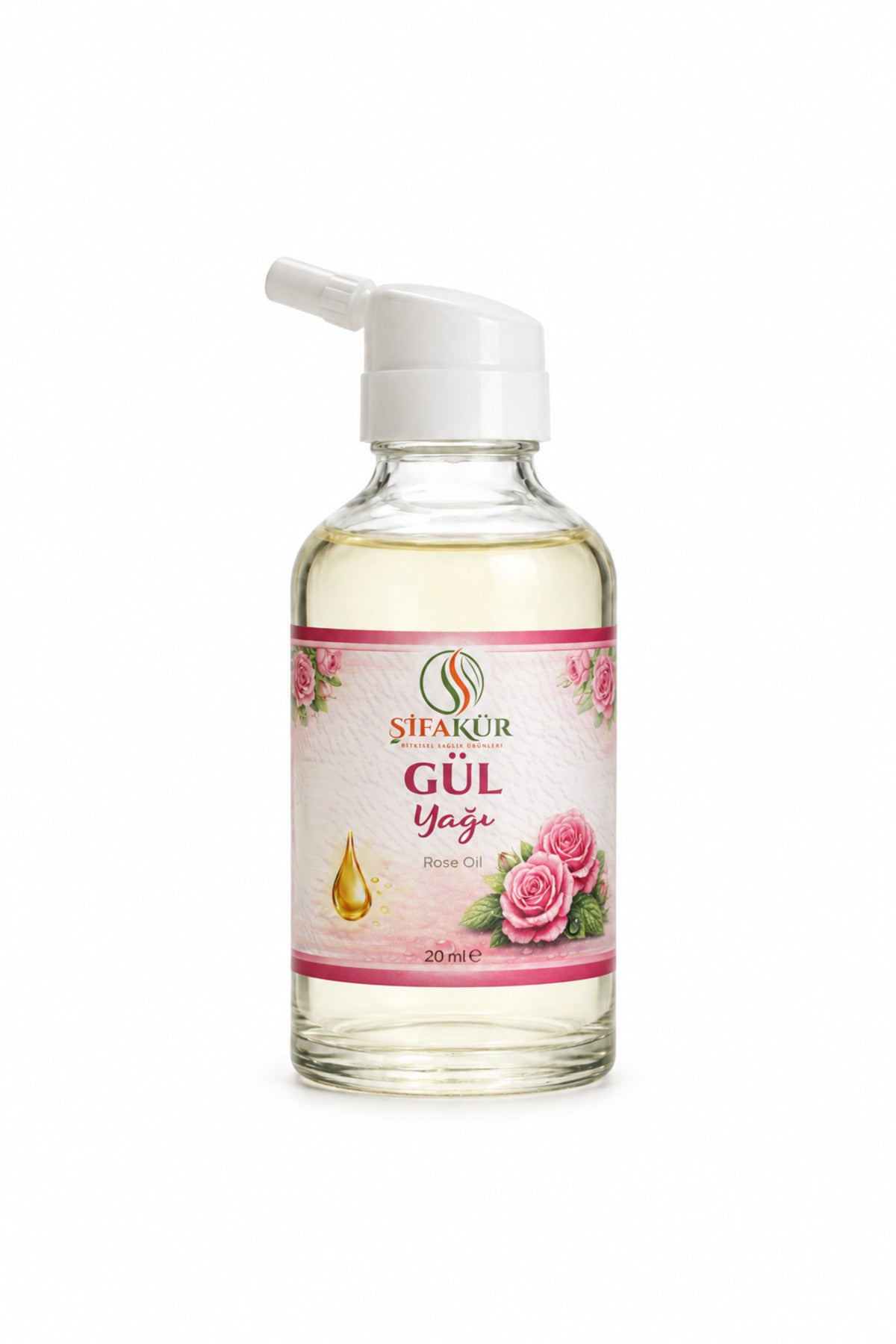 Gül Yağı 20 ml Gül Bakım Yağı Cilt ve Saç İçin