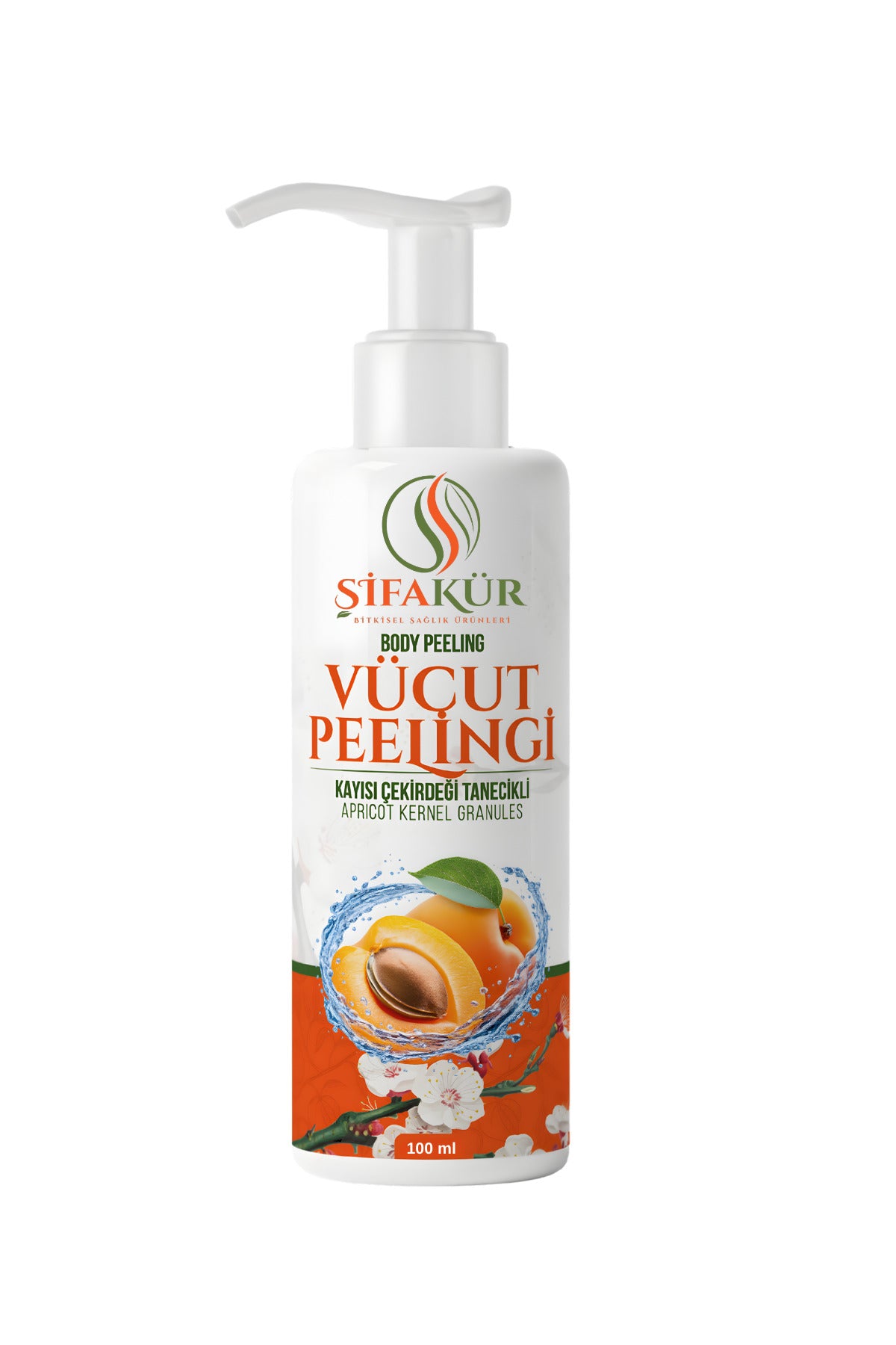 ŞİFAKÜR Batık Karşıtı Vücut Peelingi 100 ml – Kıl Dönmesi, Pürüzlü Cilt ve Özel Bölge Bakımı