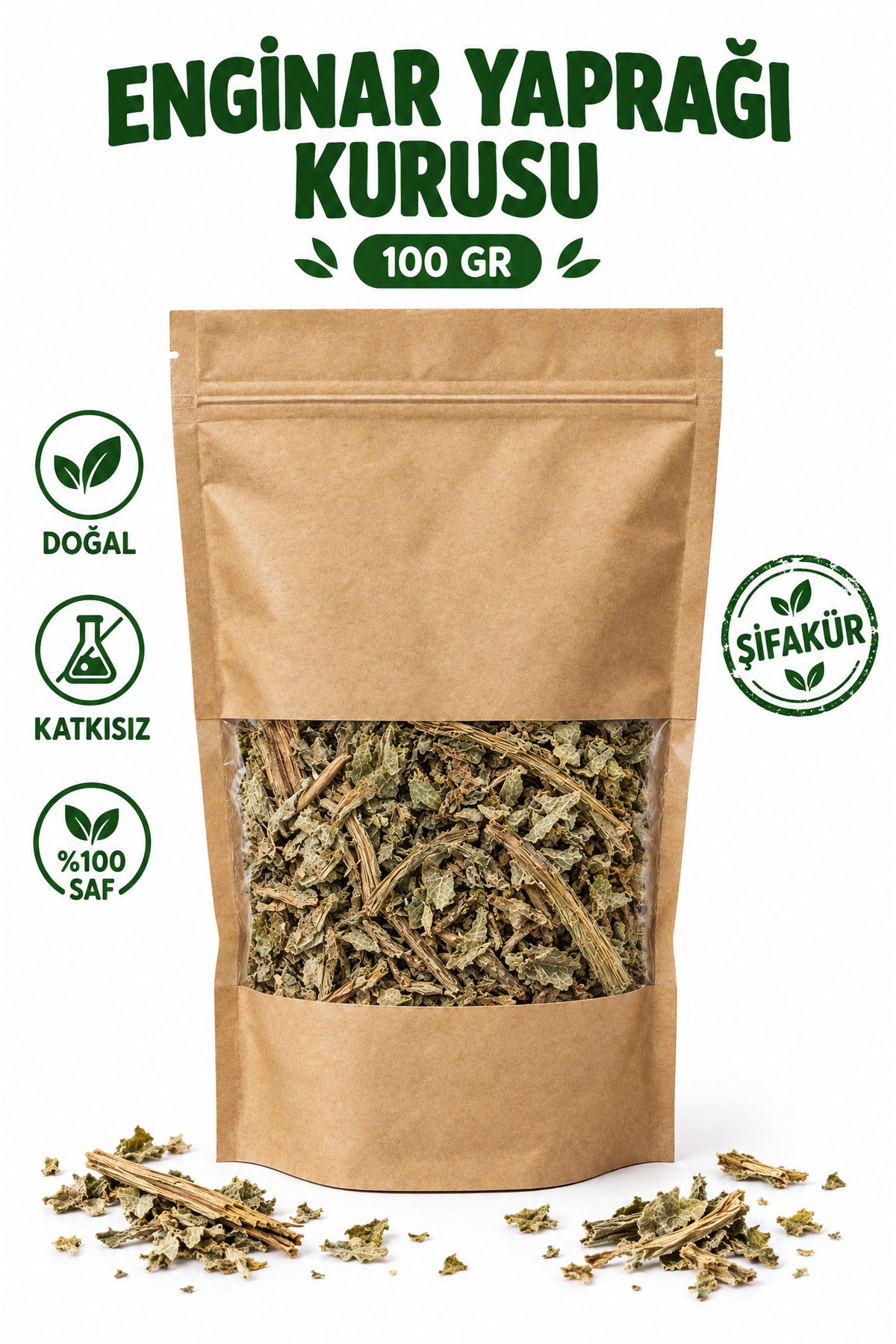Enginar Yaprağı Kurusu Enginar Çayı 100 gr