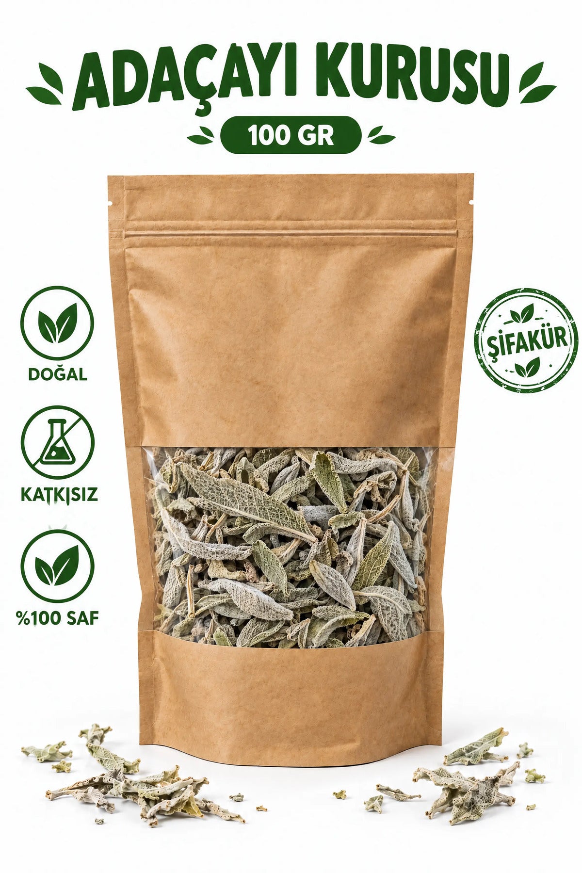 Adaçayı Kurusu Adaçayı Yaprağı Çayı 100 gr