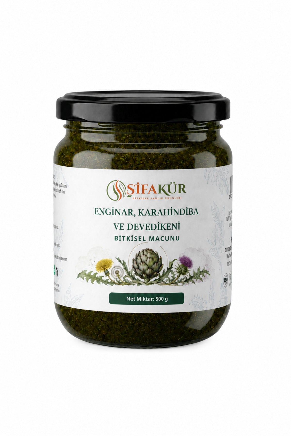 Enginar Devedikeni Karahindiba Macunu 500 g Bitkisel Macun