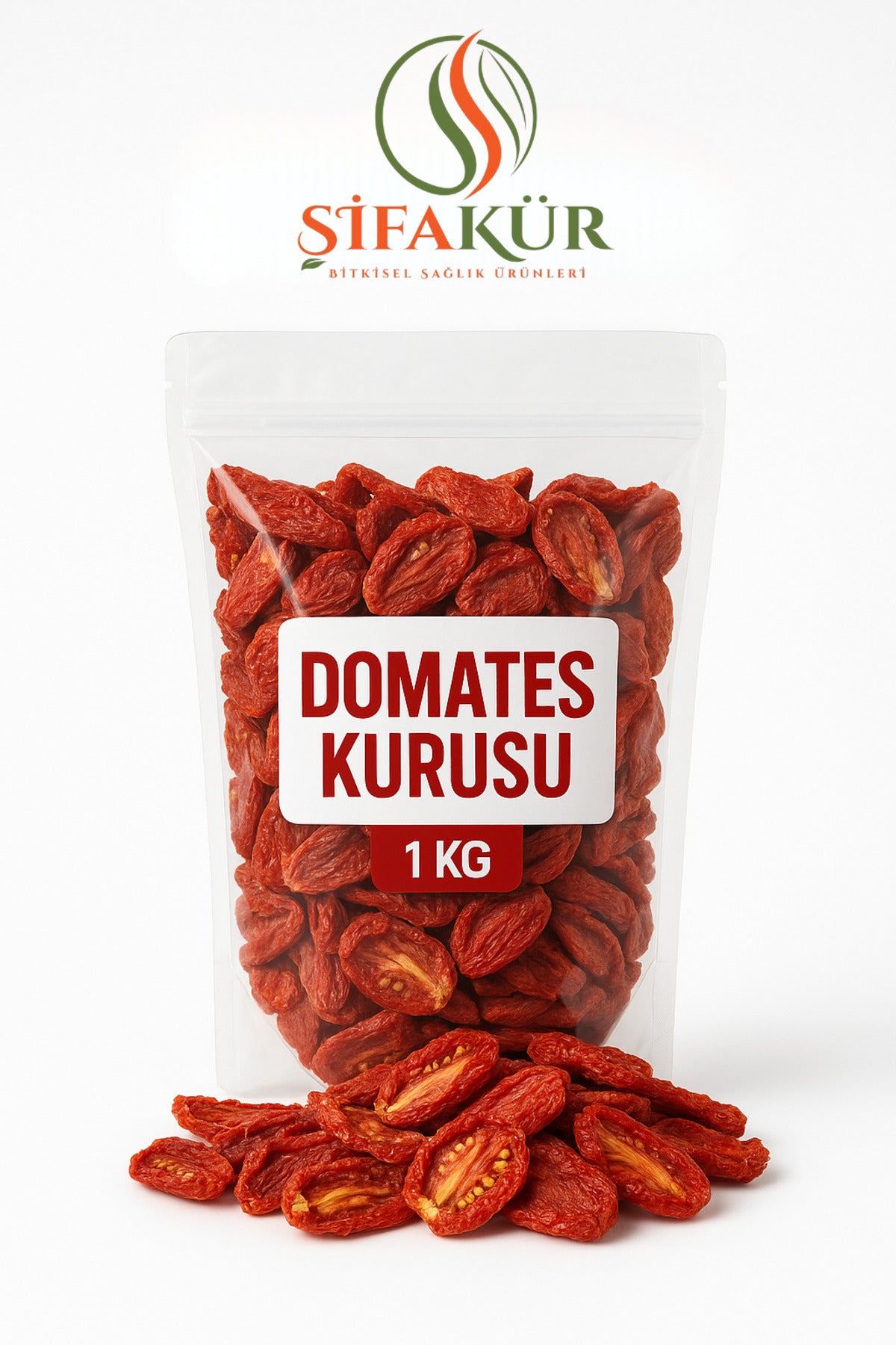 Şifakür Güneşte Kurutulmuş Domates Kurusu Katkısız Doğal Atıştırmalık & Yemeklik 1 KG