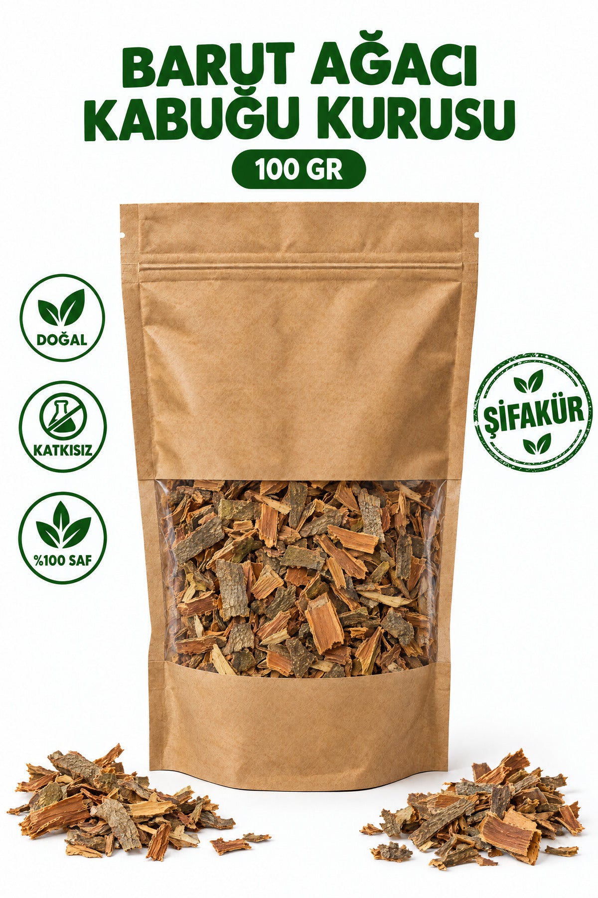 Barut Ağacı Kabuğu Kurusu 100 gr